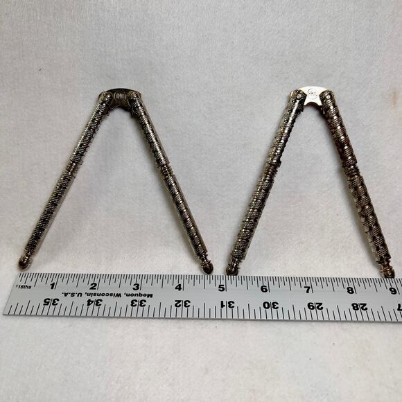 HMQ Seafood Nutcracker Set of 2 Henry Marcus Quackenbush Vintage 1940’s Metal - Picture 5 of 6